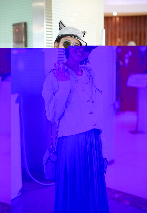 美女秀场唐艺昕 超可爱清新猫耳朵2