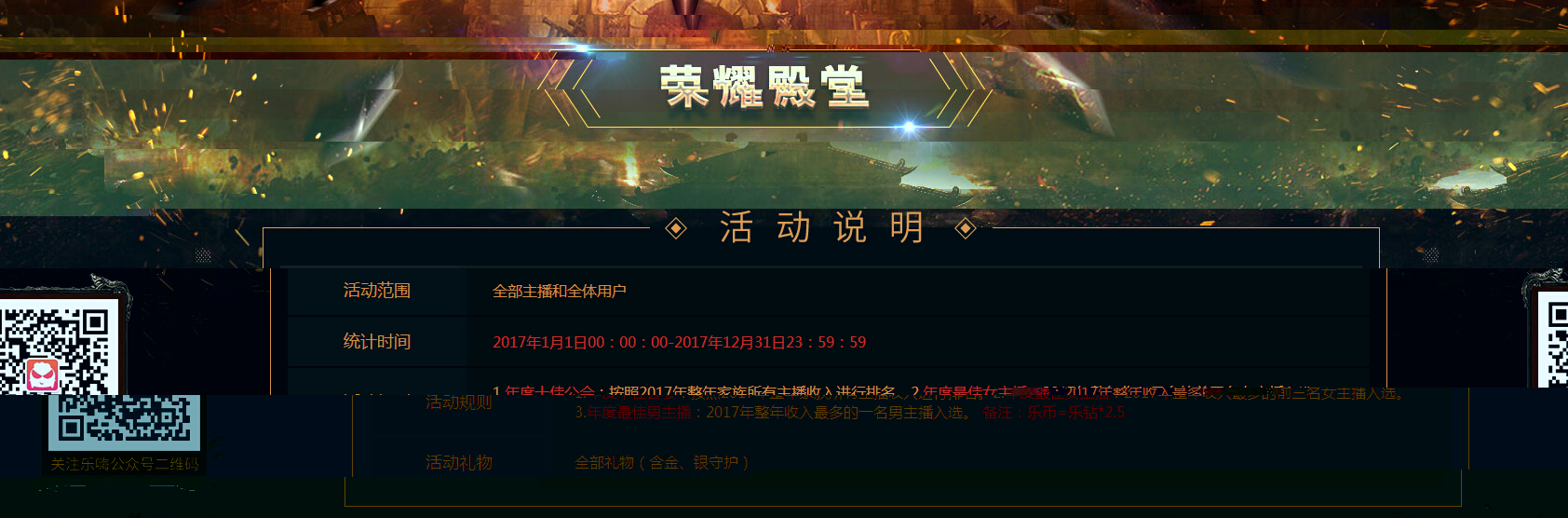 乐嗨秀场 主播登荣耀殿堂