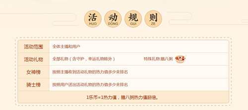 乐嗨秀场温情腊八相伴有你活动2