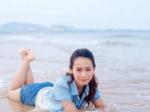 一首《带你去旅行》 美女主播感受海的心情